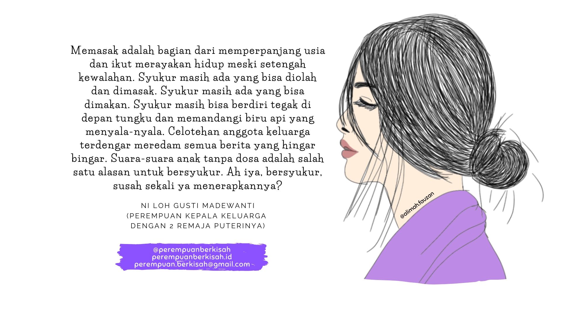 Sebagai Perempuan Kepala Keluarga, Aku Dipaksa Super Tangguh dalam Kegagapan Menghadapi Pandemi